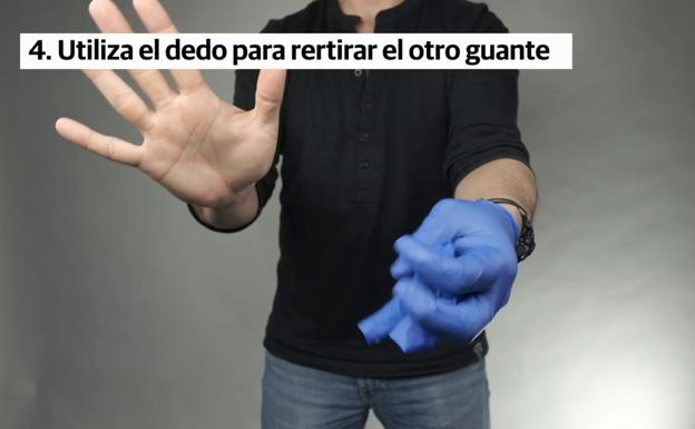 ¿Cómo debemos quitarnos los guantes?