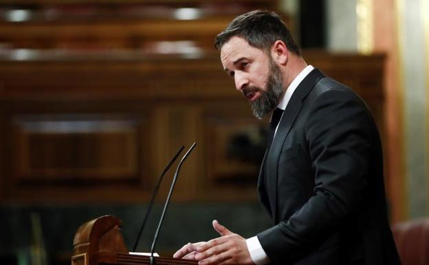 Abascal exige la dimisión de Sánchez y un Gobierno de emergencia nacional