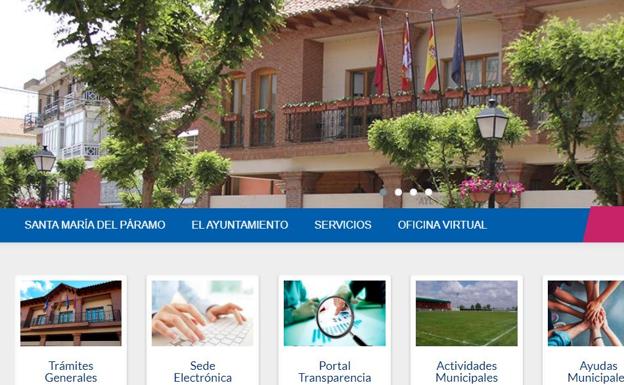 El Ayuntamiento de Santa María del Páramo estrena web municipal