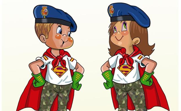 La Guardia Real envía a los niños diplomas de «superhéroes» por estar en casa