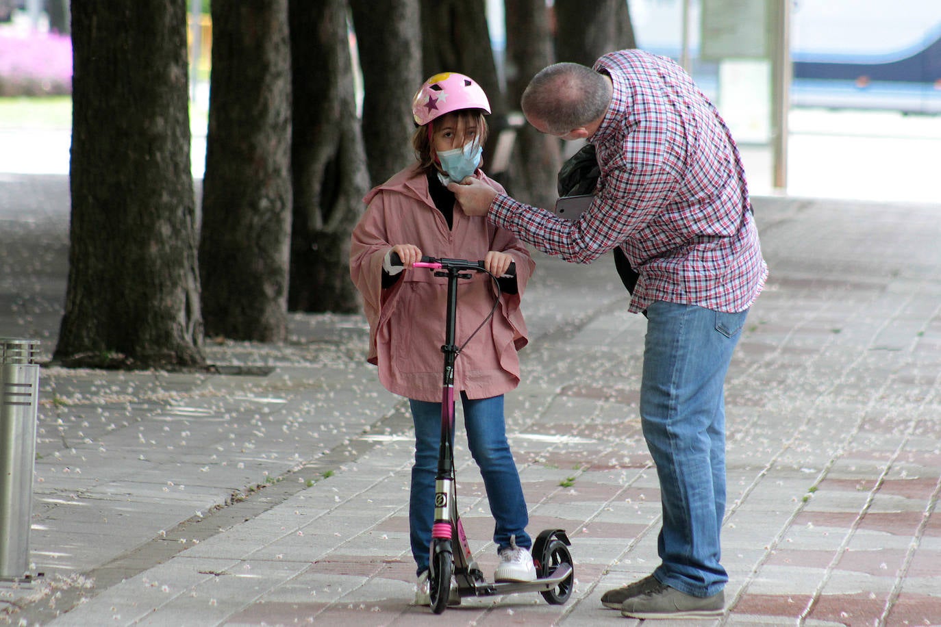 Los niños salen a la calle en León