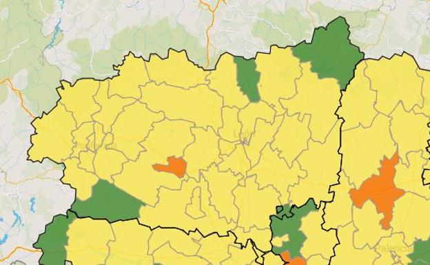 Tres zonas básicas de salud de León sin casos de coronavirus en los últimos 14 días