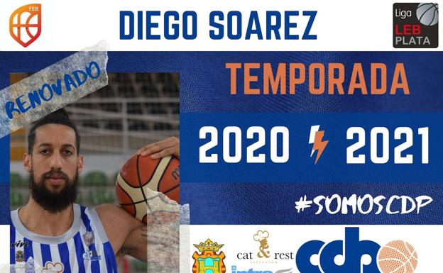 Diego Soárez, primera renovación en el Ciudad de Ponferrada