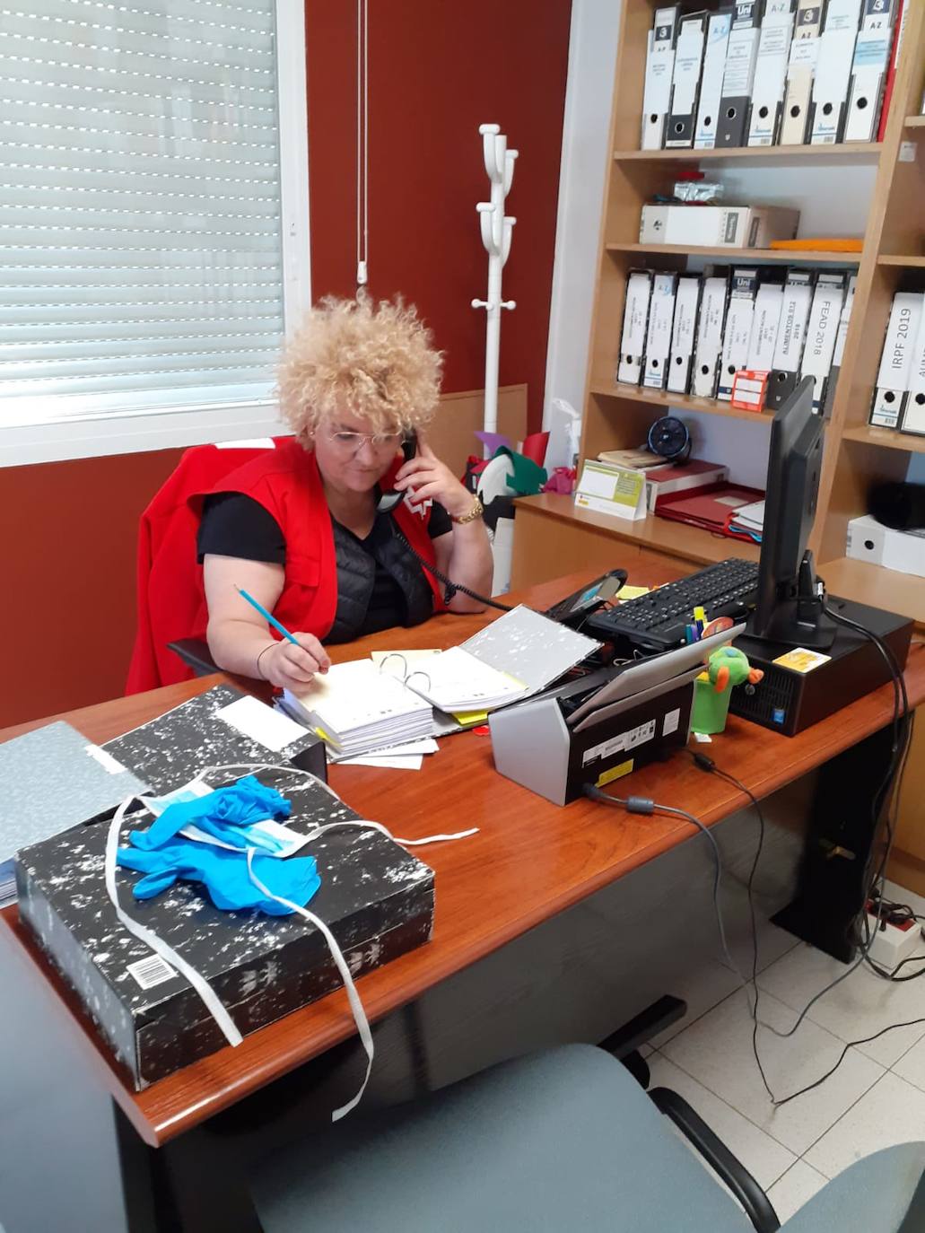 Trabajos de Cruz Roja