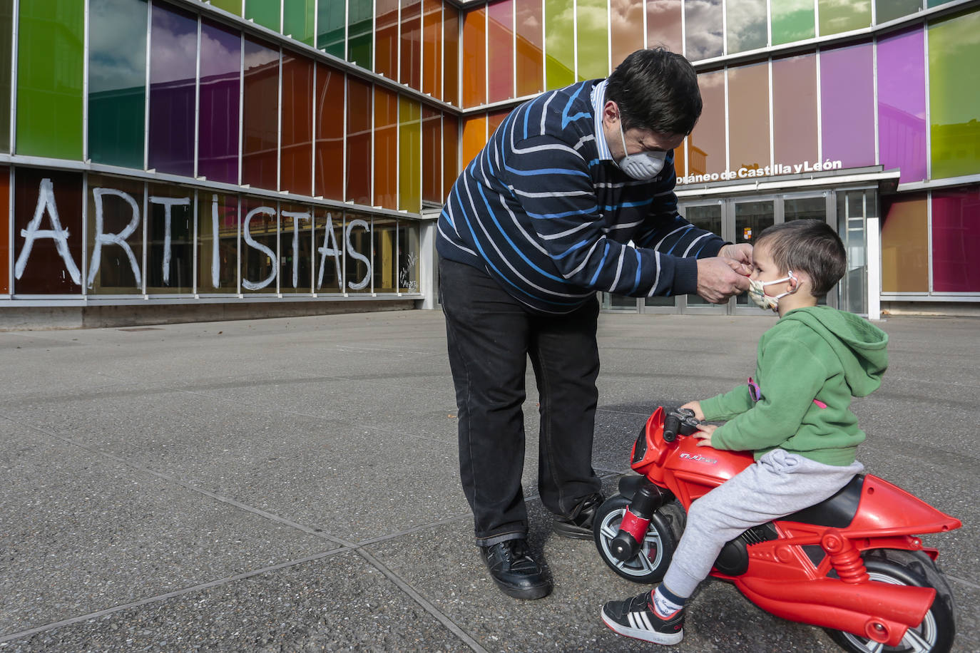 El Musac, durante la cuarentena