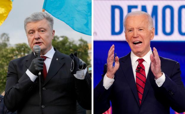 Ucrania investiga por alta traición al expresidente Poroshenko y sus contactos con Biden