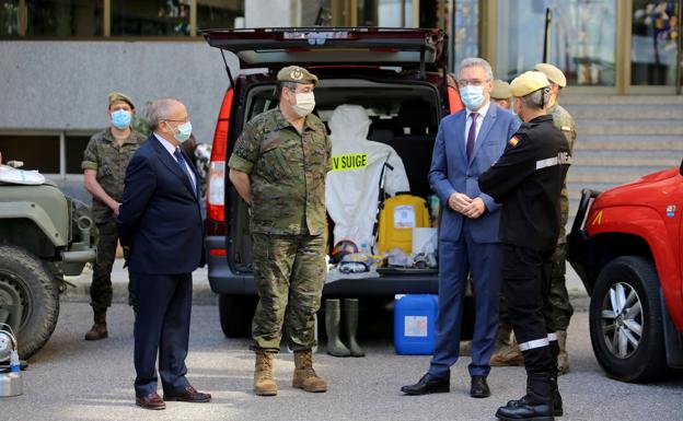 El Ejército acometió más de 700 desinfecciones y la UME 1.079 intervenciones en Castilla y León