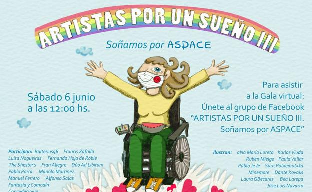 Aspace celebra una gala online para reunir fondos para la lucha contra el Covid-19