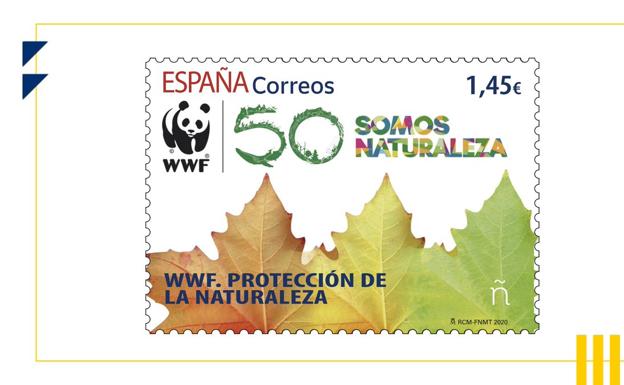 Correos y WWF emiten un sello solidario dedicado a la protección de la naturaleza