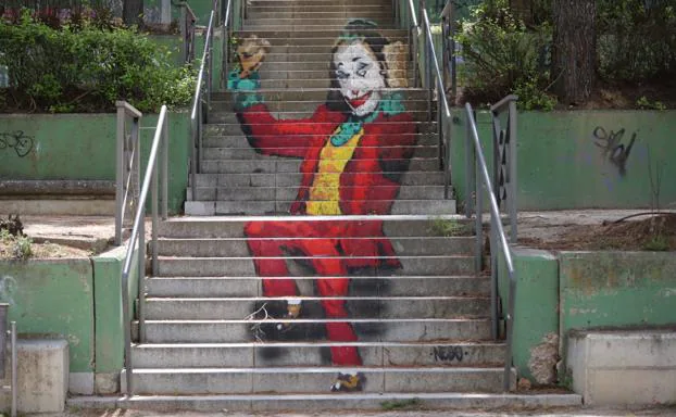 El 'Joker' también tiene su escalera en Salamanca
