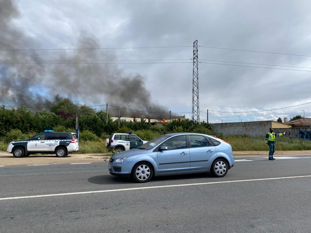 Gran incendio en León