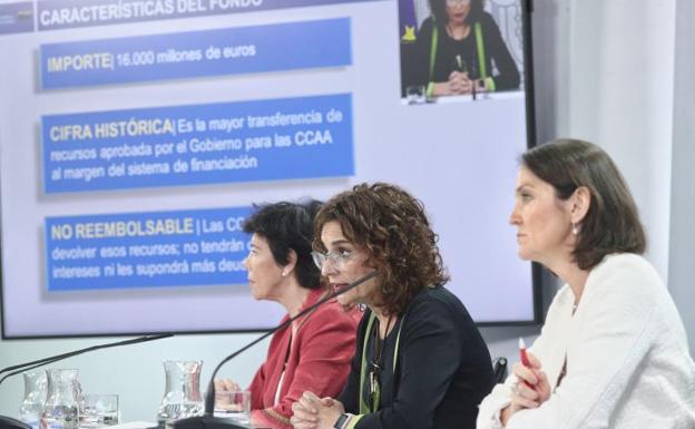 El Gobierno aprueba el fondo autonómico no reembolsable de 16.000 millones