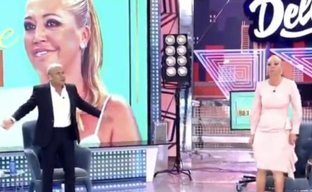 Bronca entre Jorge Javier y Belén Esteban en Sálvame Deluxe