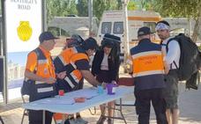 Voluntarios de Protección Civil retoman la actividad en el Punto de Información del Camino de Santiago