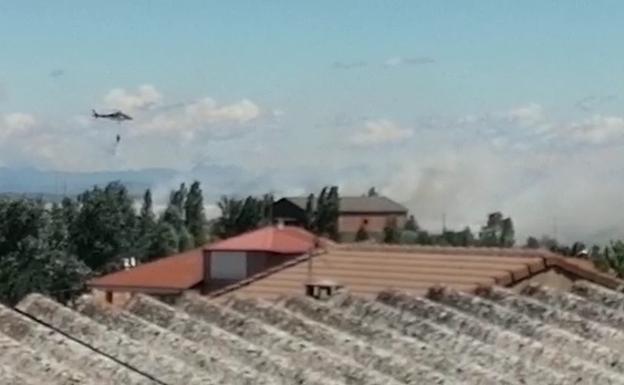 Extinguido un incendio en Villalobar