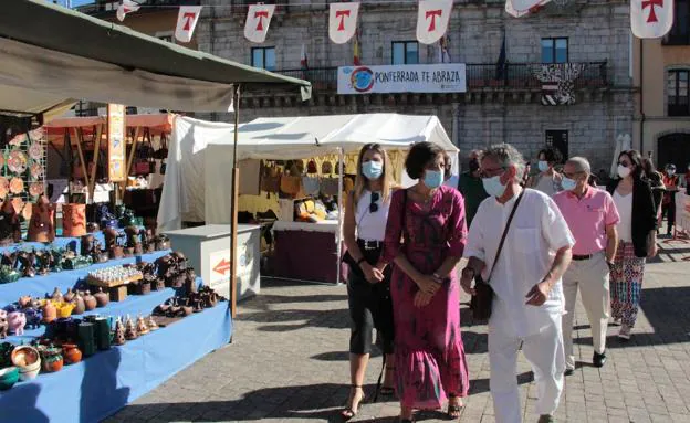 La inauguración del Mercado Templario marca el comienzo de todas las actividades lúdicas y culturales de Ponferrada para este verano