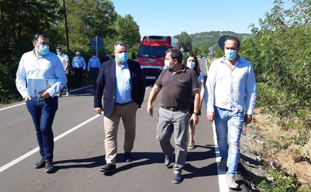 La Diputación recibe obras de mejora en dos carreteras del Bierzo tras una inversión de 625.734 euros