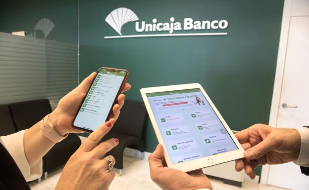 Unicaja Banco aumenta su actividad de banca digital en el estado de alarma, con un incremento del 14% en las conexiones diarias y con el móvil como canal de mayor uso