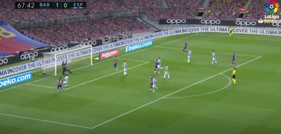 Diego López frena a Messi en el paradón de la jornada 35