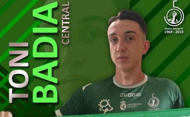 El Atlético Astorga refuerza la línea defensiva con el fichaje de Toni Badia