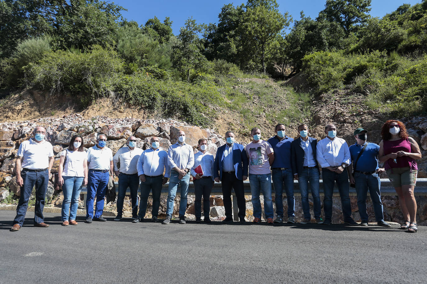 Recepción de la obra entre Vegacervera y La Vid de Gordón