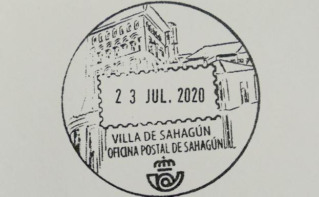Sahagún presume de la puesta en circulación de su propio matasellos