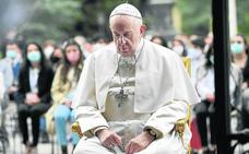 El virus silencia al Papa