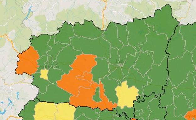 El brote de San Adrián del Valle 'tiñe' de naranja otra zona básica de salud de la provincia