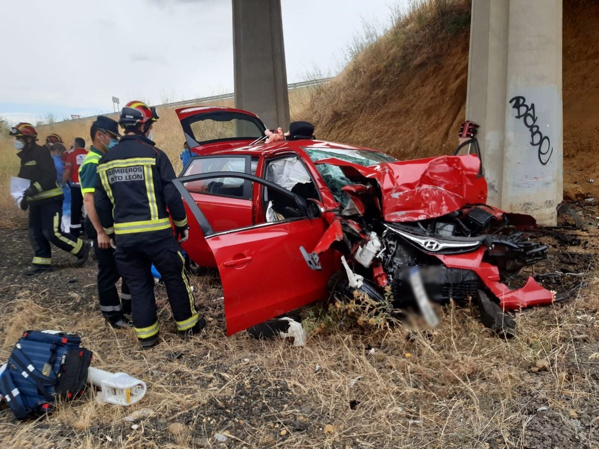 Herido un varón en una salida de vía