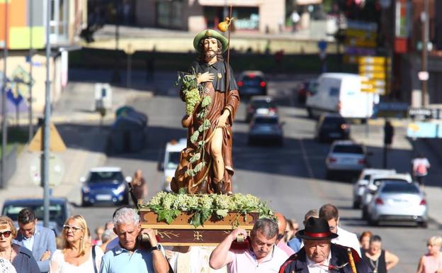 El Voto de Villa de Ponferrada a San Roque se reducirá este domingo a una misa en La Encina