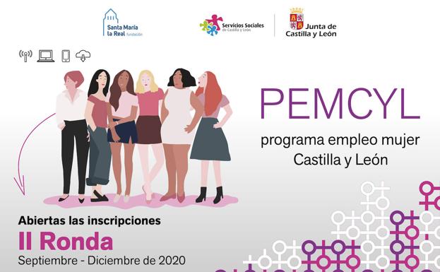 Abierto el plazo de inscripción para participar en la segunda rondade 'Empleo Mujer-Pemcyl' 2020