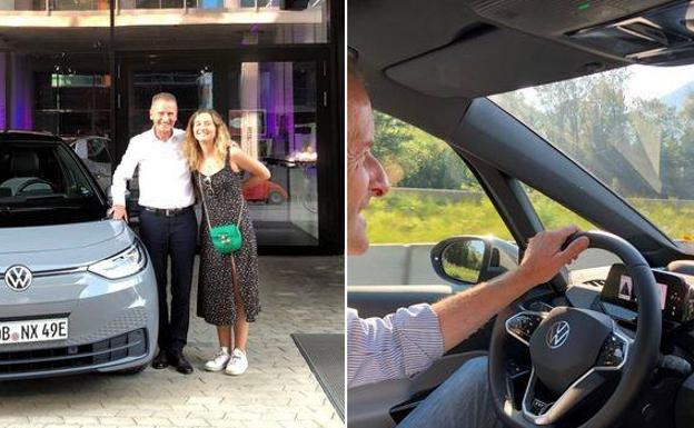 Las atípicas vacaciones en coche eléctrico del patrón de Volkswagen