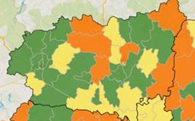 Datos de casos activos de Covid-19 en cada zona básica de salud (24 de agosto)