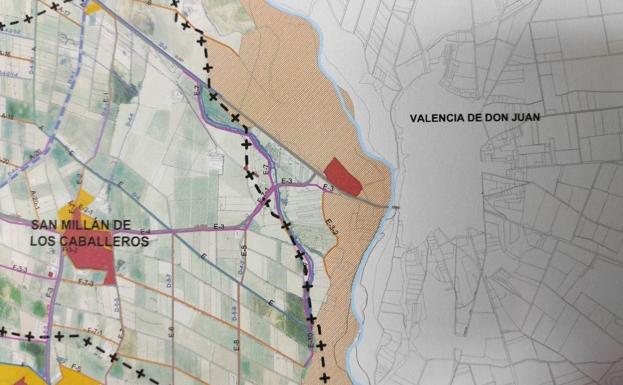 Valencia de Don Juan y San Millán solicitan a la Junta un camino que una a las dos localidades