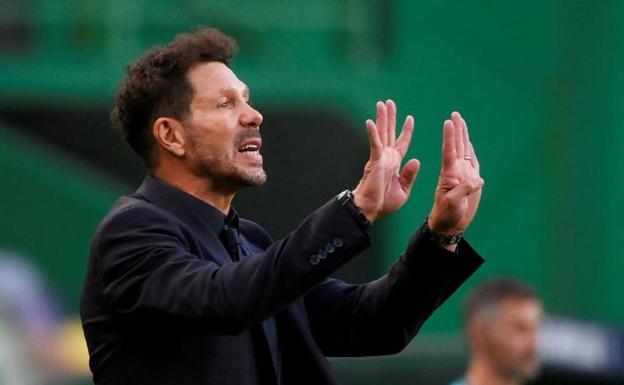 Simeone da positivo, pero se encuentra asintomático