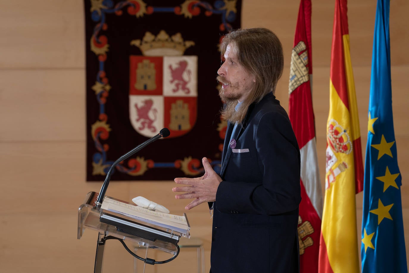 Rueda de prensa de Pablo Fernández