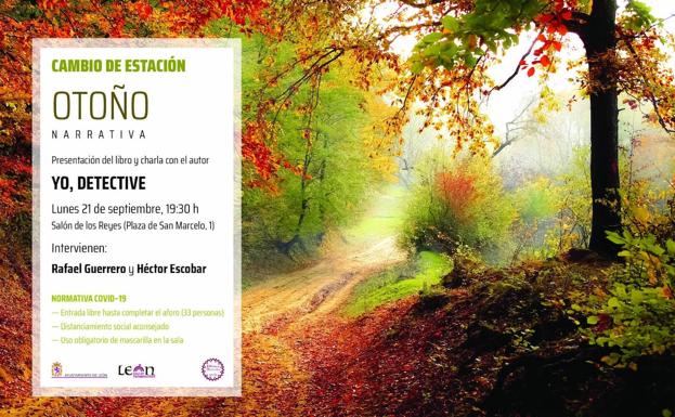 Rafael Gallego presenta en León su nuevo libro, 'Yo detective'
