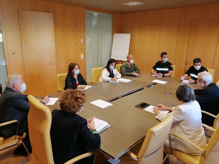 Reunión entre Sanidad, Ejército y la UME