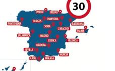 Bilbao se suma a otras 18 ciudades españolas con límite de velocidad de 30 km/h