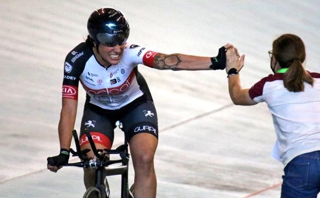 Ziortza Isasi, campeona de España de persecución en pista