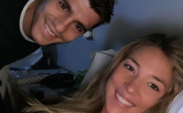 Álvaro Morata y Alice Campello, padres por tercera vez