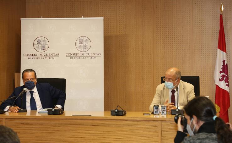 El vicepresidente de la Junta visita el Consejo de Cuentas de Castilla y León en Palencia
