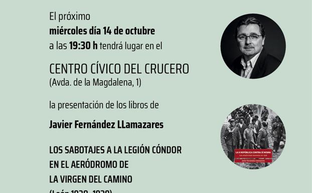 Javier Fernández Llamazares presenta en el Centro Cívico de El Crucero dos de sus obras