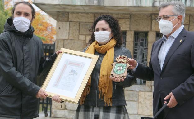 Andrea Marcos, «orgullo» de Valverde de la Virgen