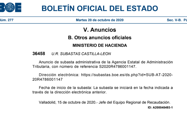 UPL reclama al Gobierno que inste la Agencia Tributaria que modifique la denominación alegal de 'Castilla-León'