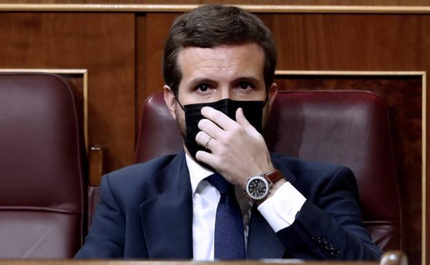 Casado mantiene el misterio sobre el voto del PP