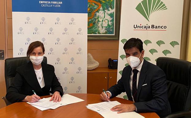 Unicaja Banco renueva su apoyo a EFCL y patrocina el Premio Familia Empresaria de Castilla y León