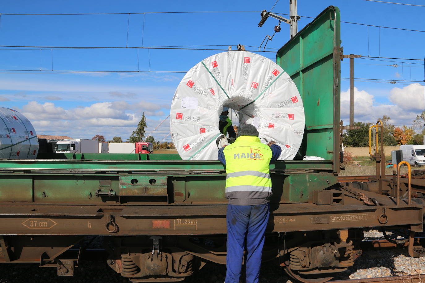 Primer tren con salida desde Coated Solutions León