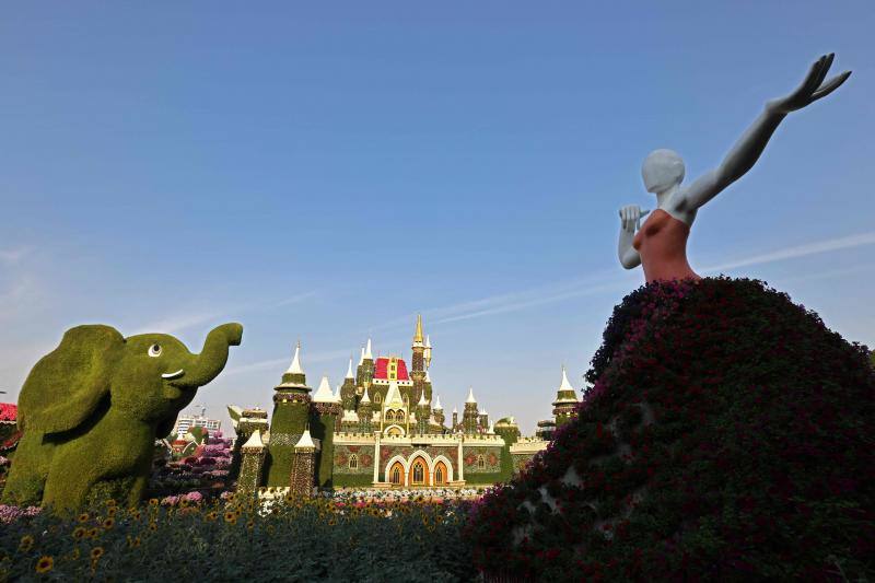 Dubai Miracle Garden, el jardín de flores más grande del mundo