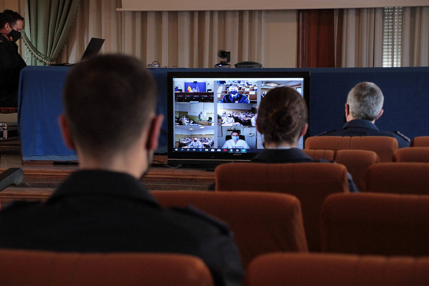 Videoconferencia del Ministerio de Defensa con la ABA